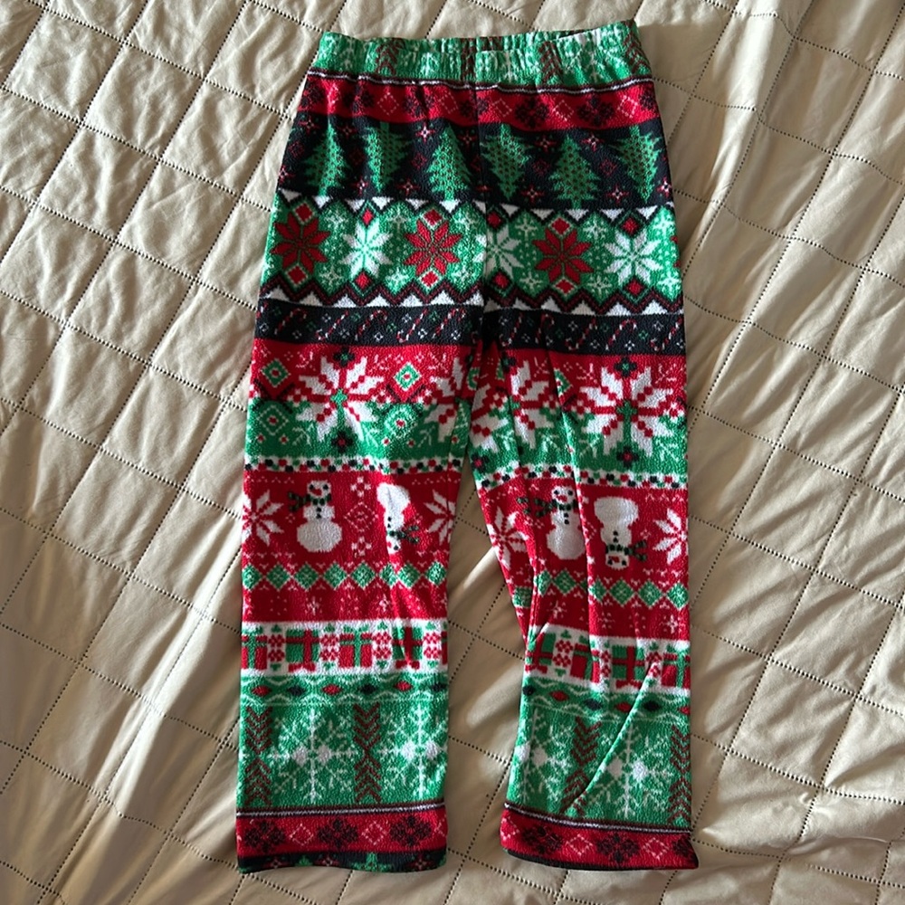 Children’s Place fleece Christmas pajama pants